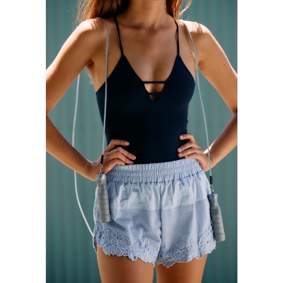 🎉LAST CHANCE🎉 NWT FP Movement Thanks A Bunch Shorts / Periwinkle Dreams - Picture 2 of 7